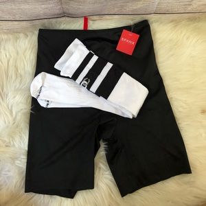 Spanx Medium with Free Compression Socks
